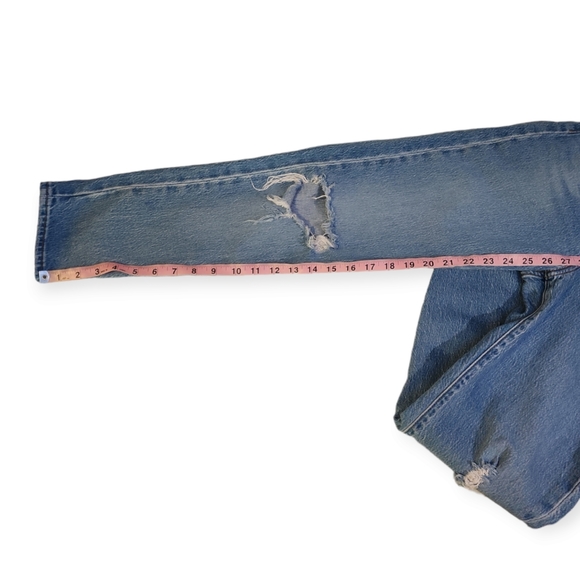 Levi's Premium Wedgie Icon Fit Ankle Jeans size 27 - Picture 9 of 10